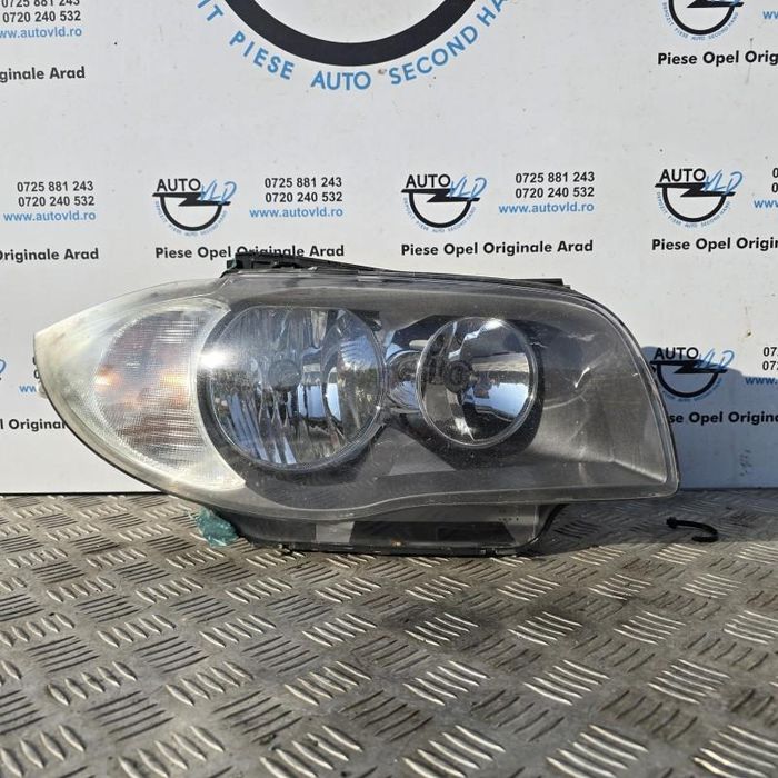 Far dreapta fundal negru halogen BMW Seria 1 LCI E81,E87
