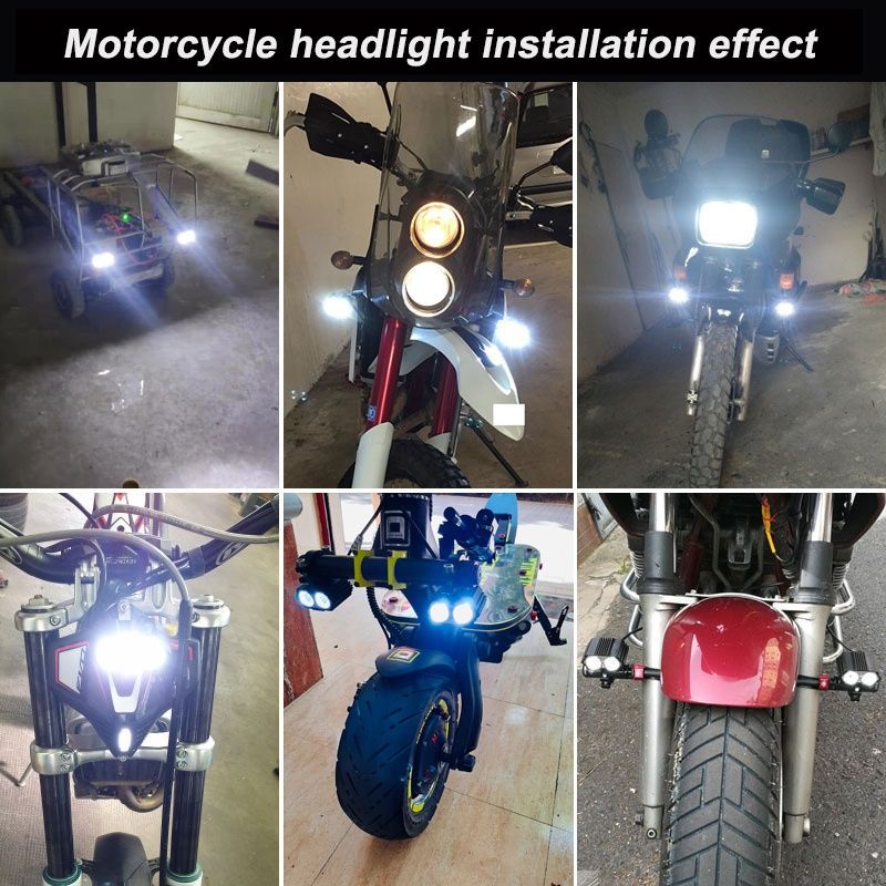 Lanterna Trotineta Bicicleta Far 20w pe 12v 80v atv moto  puternica