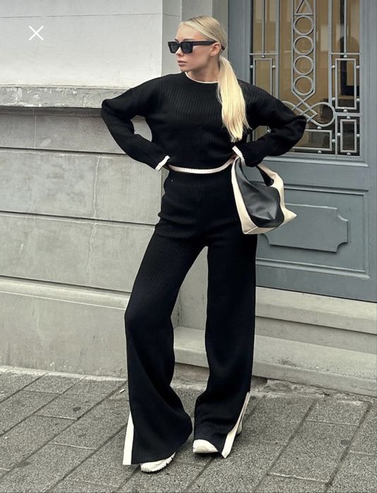 Дамски плетен сет/екип/комплект