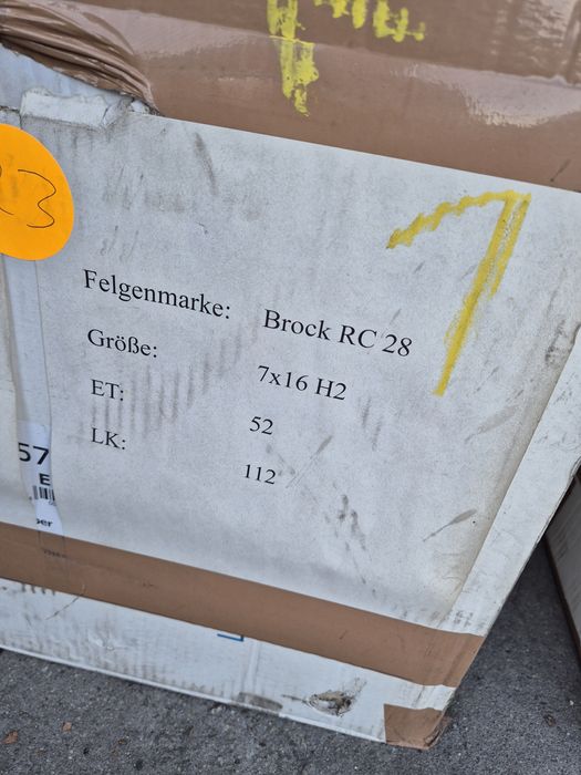 Джанти Brock 16 цола , 5х112  , 7j et52 , Vw Audi  Seat Mercedes