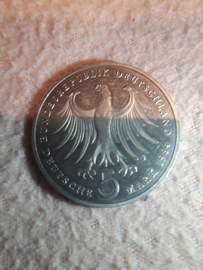 Moneda 5 mark comemorativă