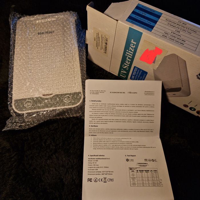 Sterilizator pe marime univerala de telefon