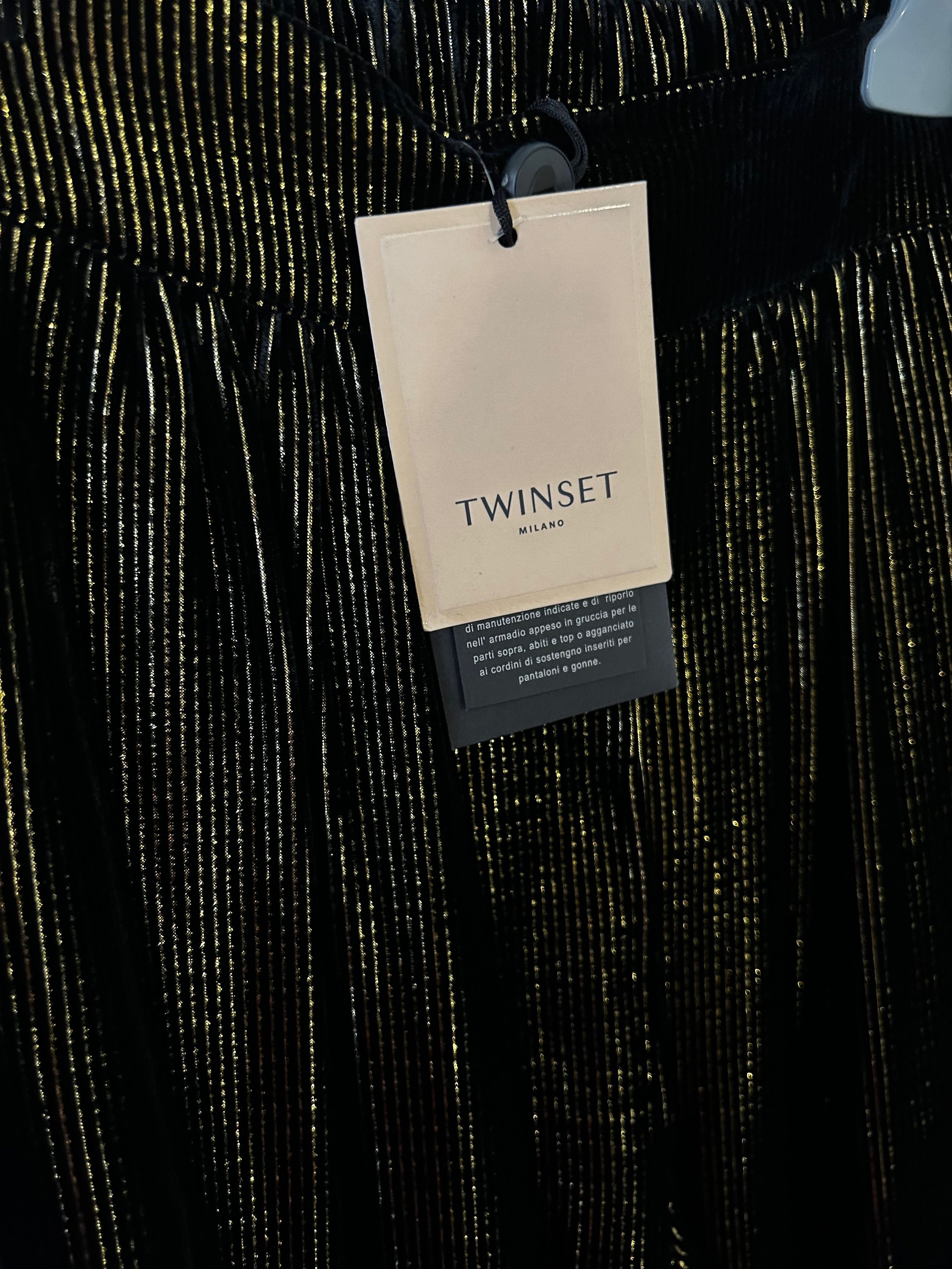 Златист панталон Twinset