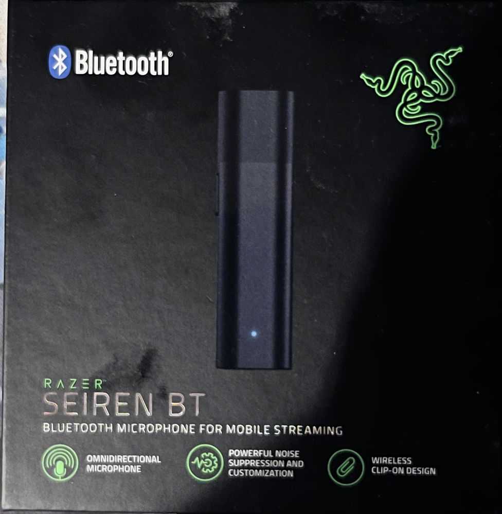 Razer Seiren BT bluetooth микрофон петличка