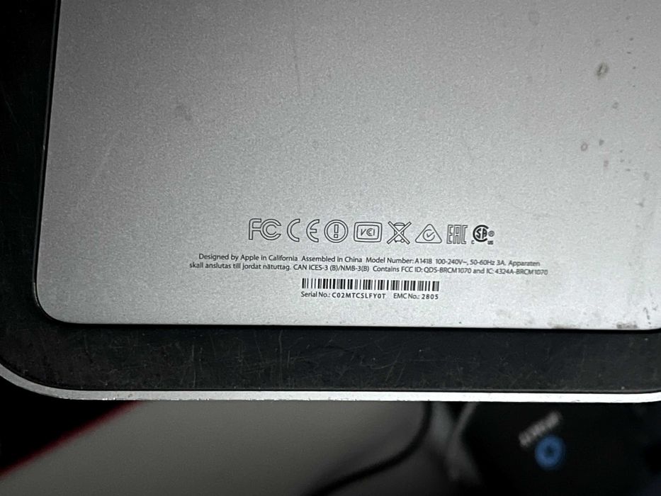 Apple iMac 21.5 A1418 Mid 2014 i5-4260U 8GB RAM FHD 500GB HDD Intel HD