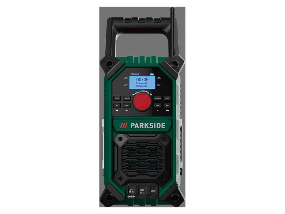 Ново Акумулаторно Радио Parkside 20V/12V Bluetooth USB