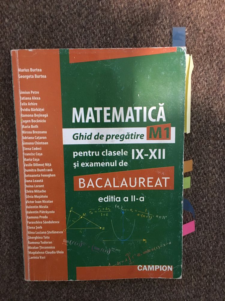 Matematica bacalaureat 9-12 m1