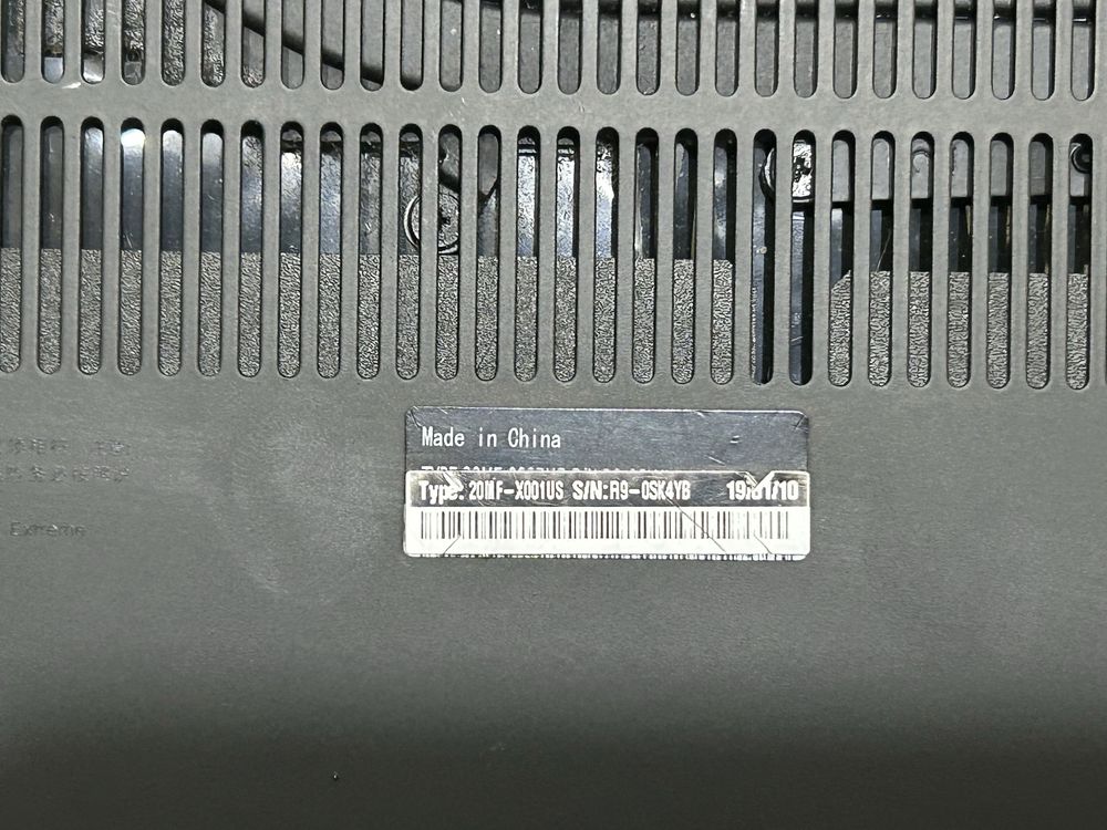 Laptop Workstation Lenovo X1 Extreme