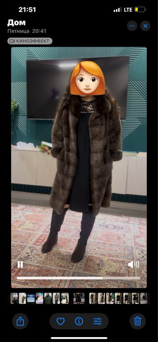 Комлект норка сапоги шапка перчатки длиннве