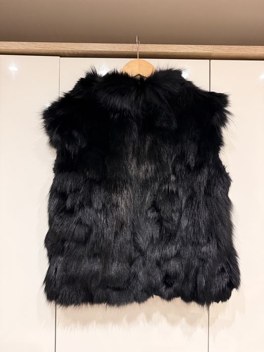 Женски елек от естествен косъм - лисица