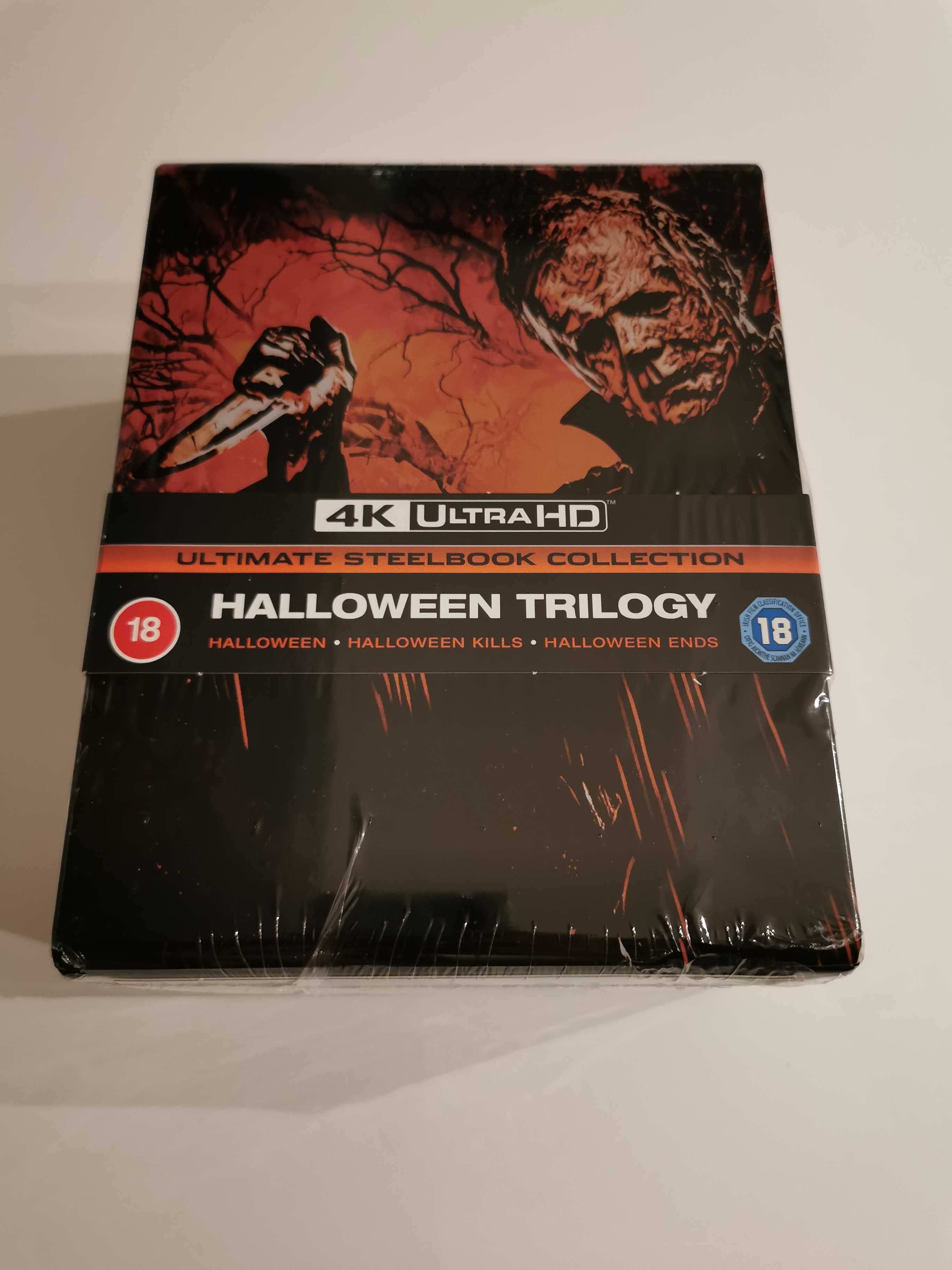 Film Halloween Limited Edition Steelbook Trilogy 4K UHD - NOU