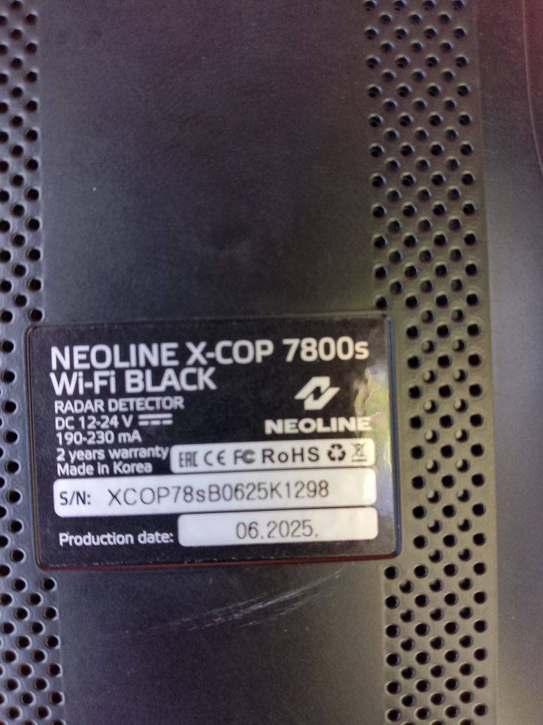 Antiradar 78 s wifi black