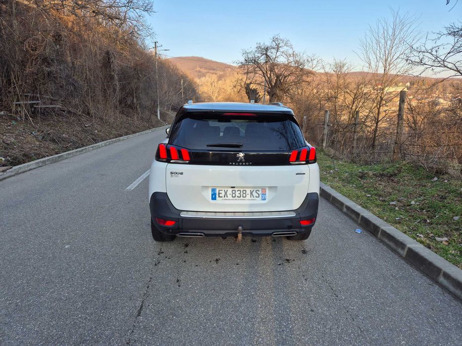 5008 GT LINE-EURO 6, ALB PERLAT ,7 Locuri ,Automat ,2018