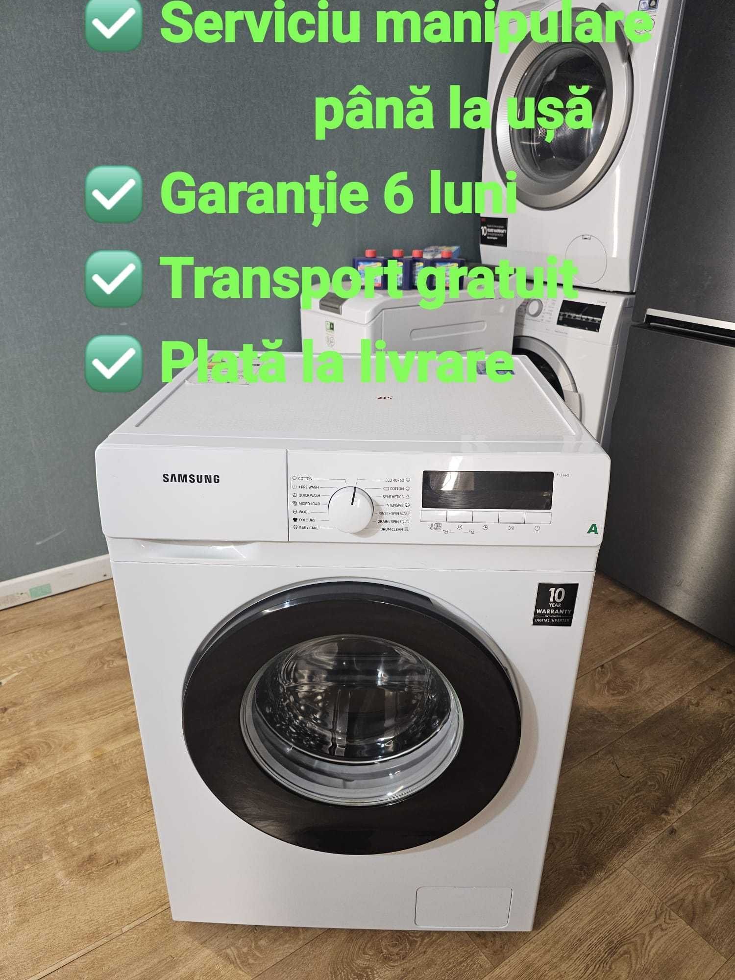 Mașină de spălat rufe – Garanție 6 luni + Transport Gratuit!