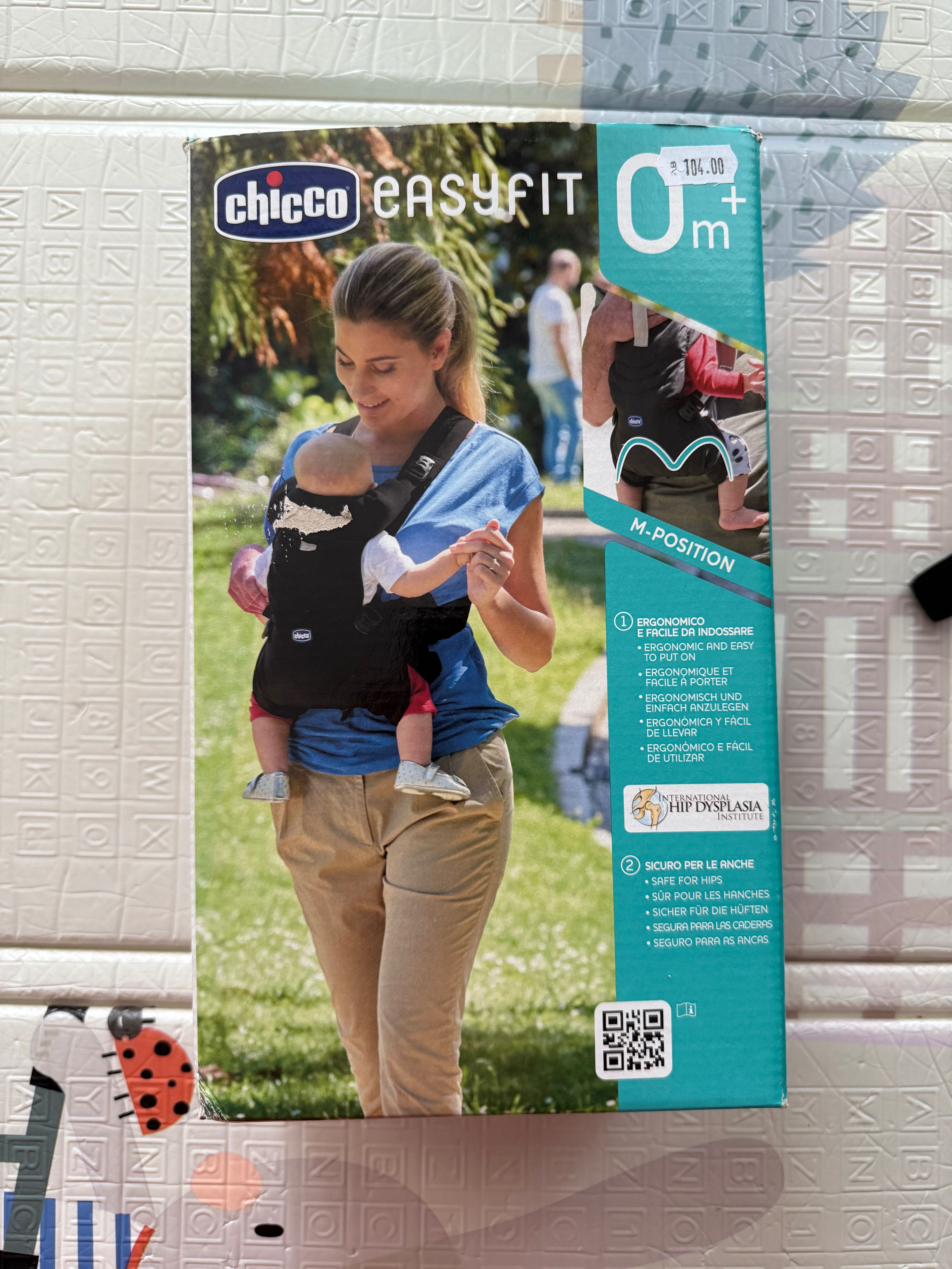 CHICCO Кенгуру EASY FIT в перфектно състояние + подарък Crib mobile