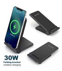 30W Stand Wireless Fast Charger iPhone 14,13,12 Pro, Samsung NOU