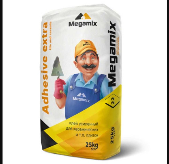 Клей усиленный плиточный Megamix