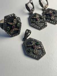 Set bijuterii argint 925 cu pietre semipretioase