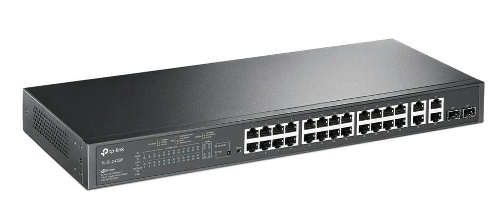 Switch Gigabit Planet GS-4210-24P2S 24 POE 10/100 + 4 Gigabit + 2 SFP