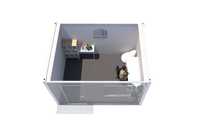 Container tip birou 4000/3000/2560 mmxh rosu 2025 10/10 Calarasi