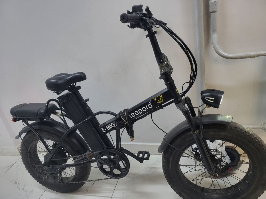 Электровелосипед электро велосипед Леопард Leopard 1000w 25ah на ходу