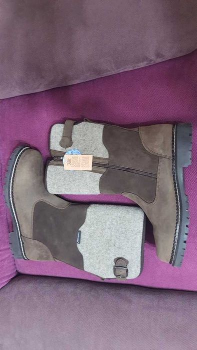 Cizme de la GEKA Sport vanatoare piele +blana lana marimea 42 pret fix