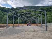Vând structura hala metalica