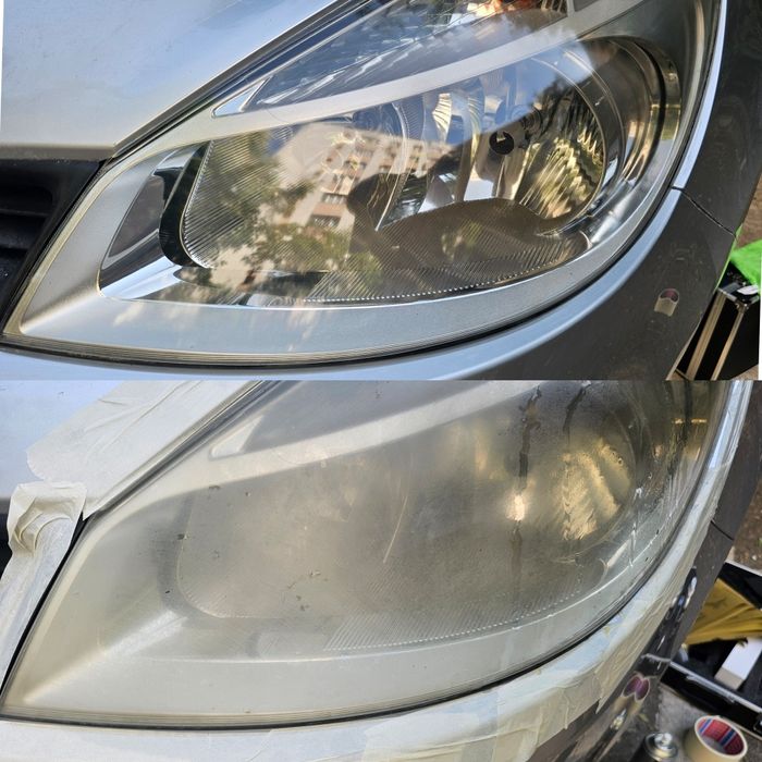 Reconditionare /Polish/Polimerizare faruri/Polish far motocicleta