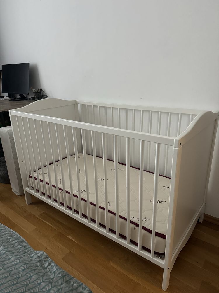 Бебешка кошара SMAGORA + бебешки матрак Pierre Cardin 60x120