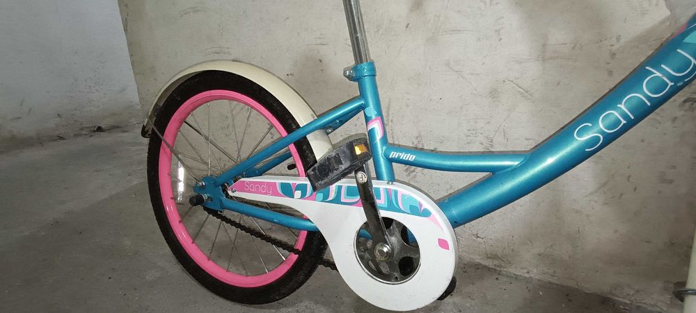 Детски велосипед 20" Pride Sandy (тюркоазен) - Като НОВ!