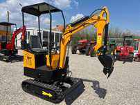 Mini excavator JPC  - 12 Hp , 1 Tona  (Nou) + Video