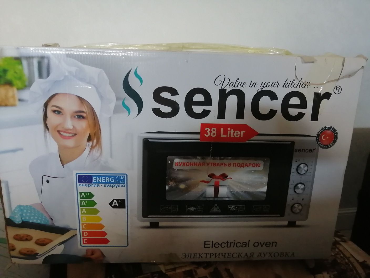 Продаётся электрический печь SENCER, состояние очень хороший, почти но