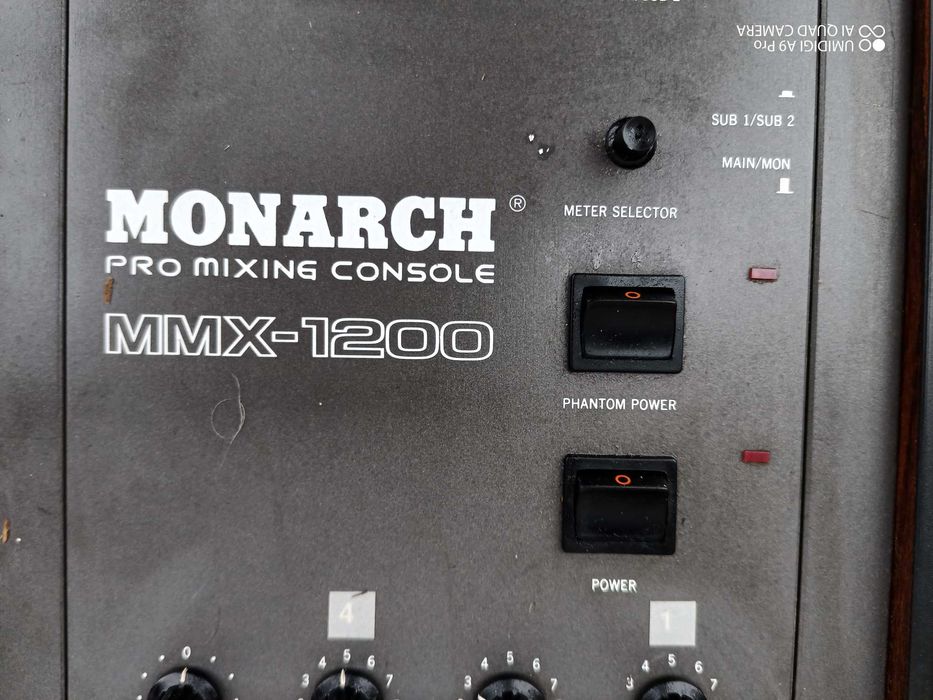 електронен аналогов мишпулт- смесителен пулт, MONARCH MMX 1200