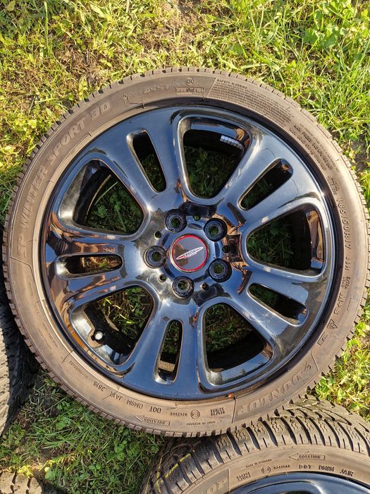Roți iarnă, jante originale Mini Cooper, John Cooper Works, 185 50 17