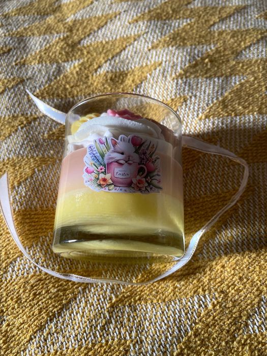 Lumanare ceara organica soia colorata