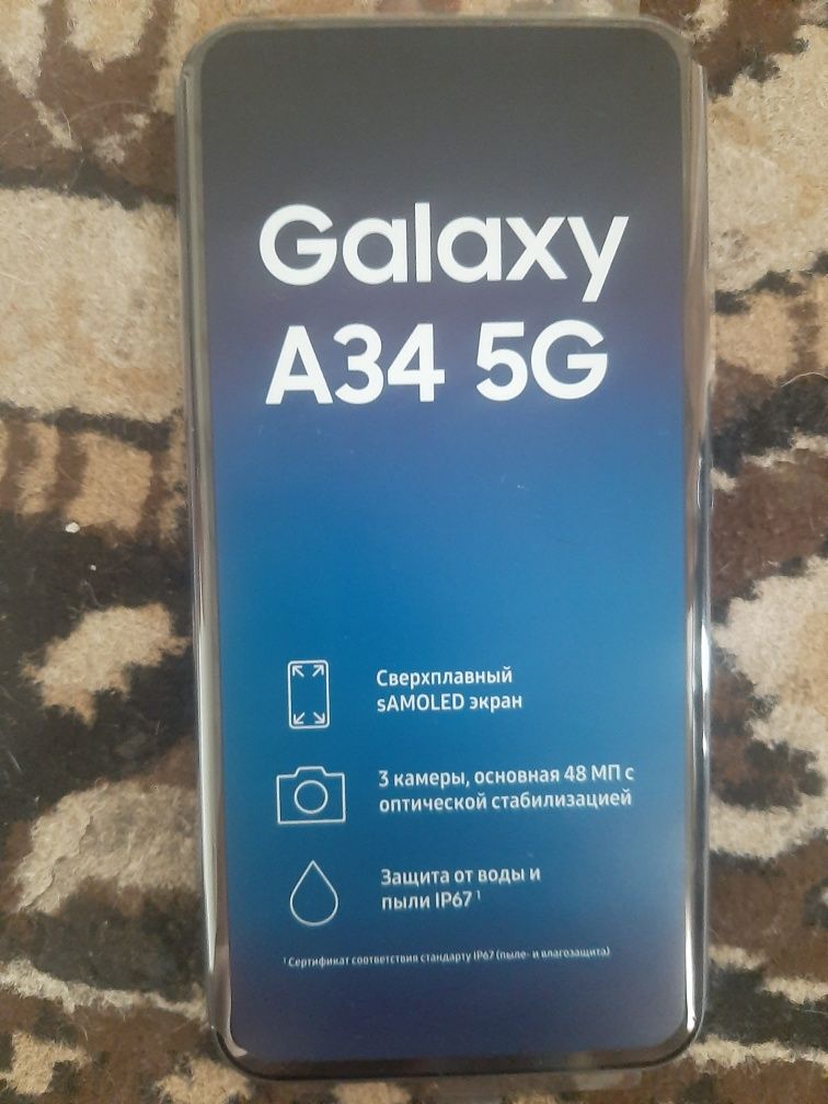 Galaxy A34 5G  Новый телефон