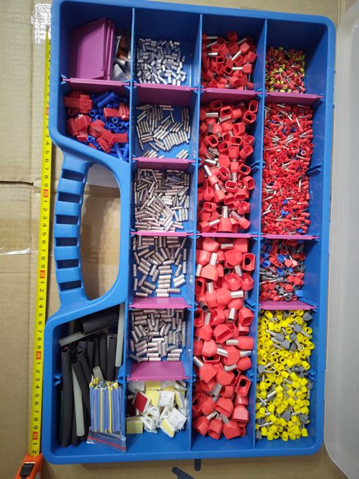 Набор наконечников, соединителей, термоусадки