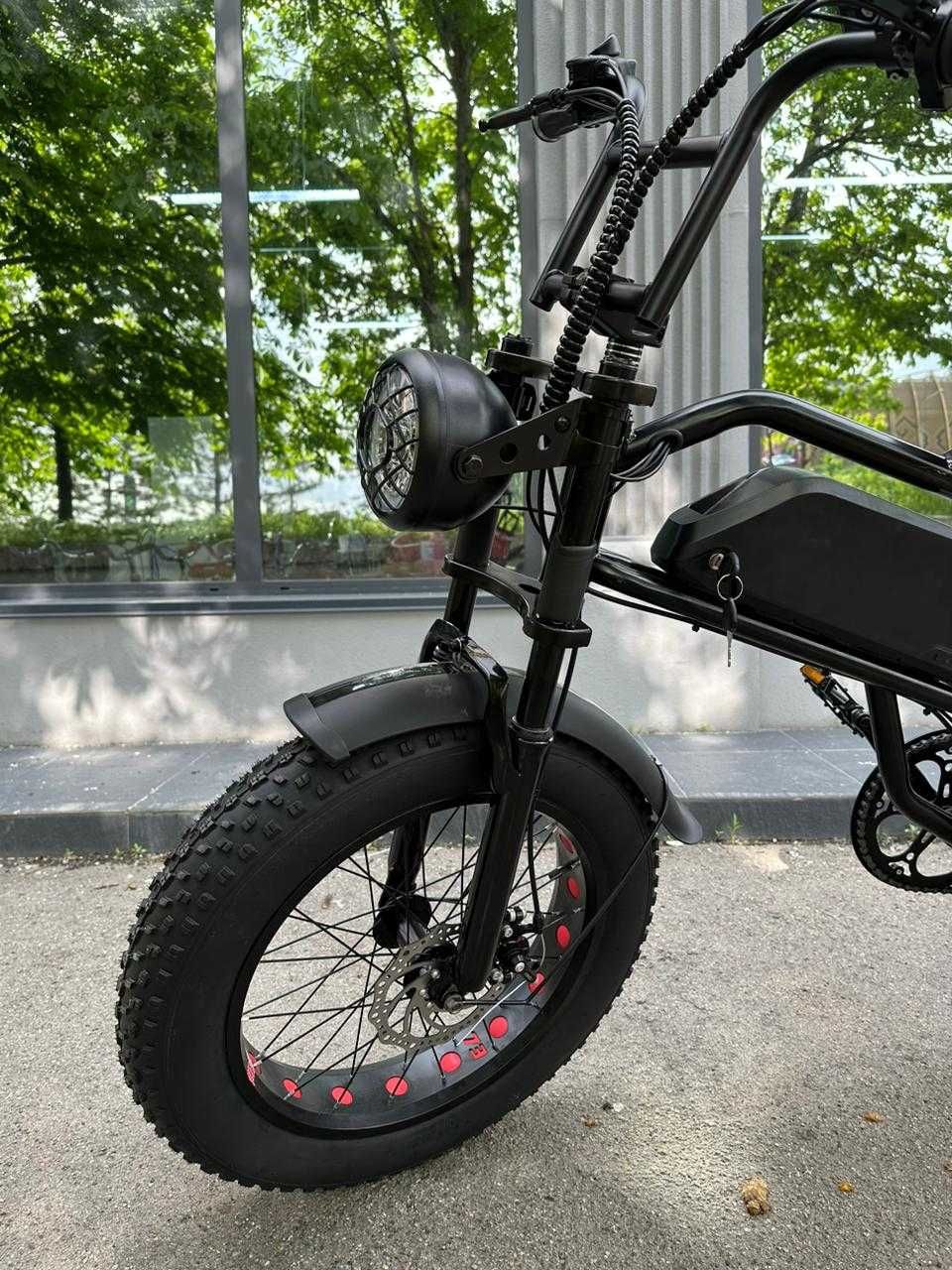 Электровелосипед Fat H648. Цвет: Черный. Аккумулятор 12AH