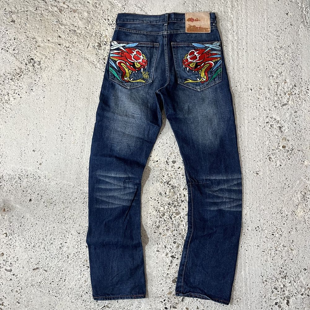 Blugi Ed Hardy brodati