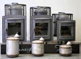 Банная печь чугунная Атмосфера сетка газ/дрова