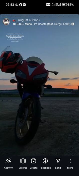 Vand honda cbr 125 defect!