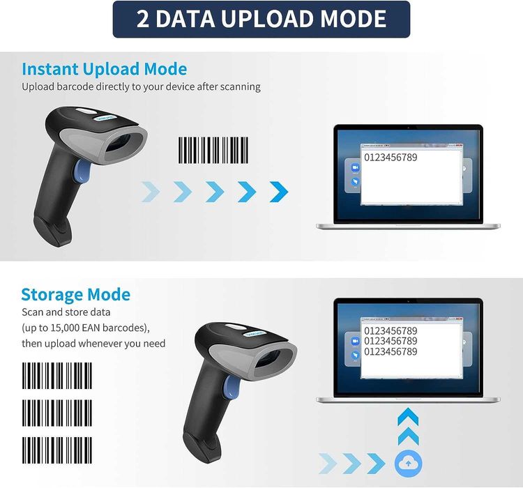 Безжичен баркод скенер IMHORESE 6150BT Android/iOS/Cellulare/Tablet