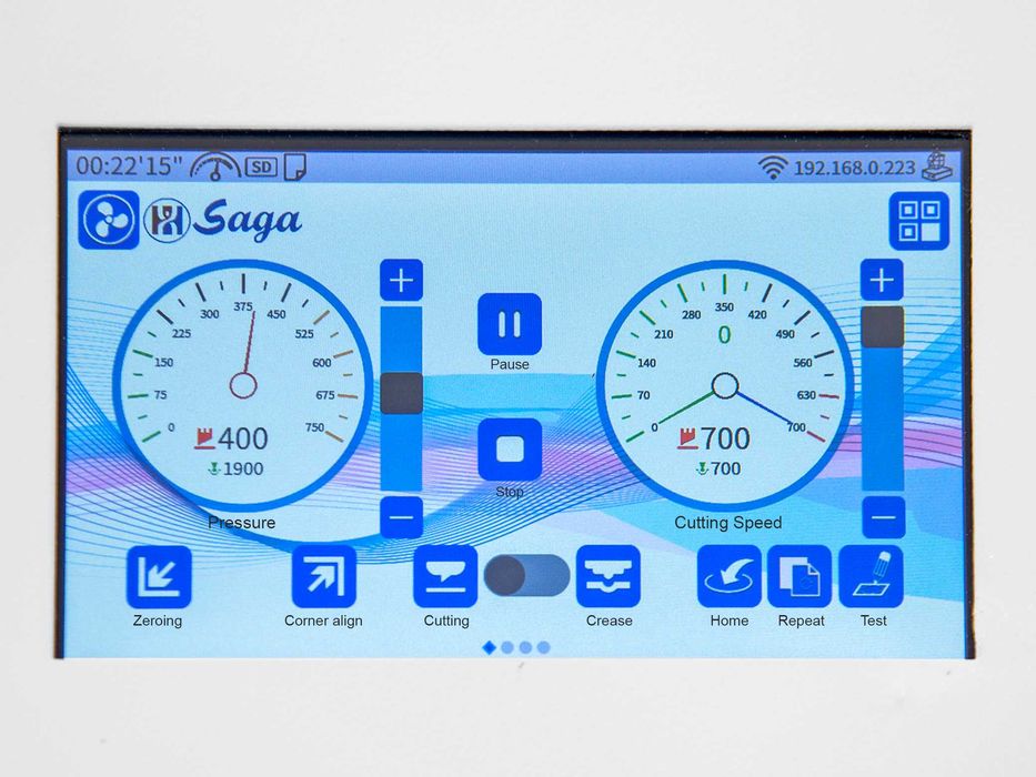 Режущий плоттер Saga SG-ASC1907a [Автоподача, A3+, до 1050мм/сек]