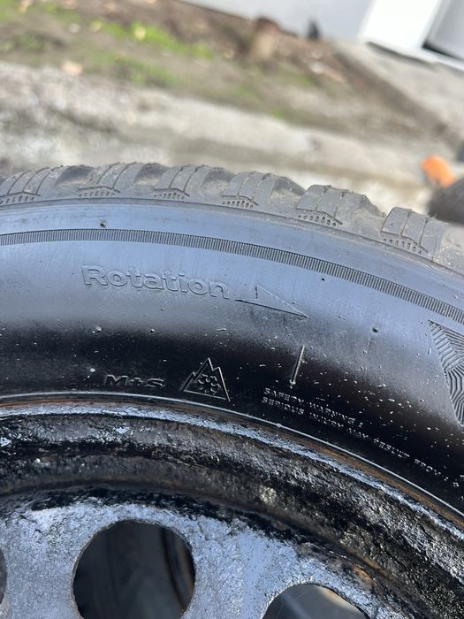 Jante tabla vw 5x112 cauciucuri iarna 205 55 16 hankook