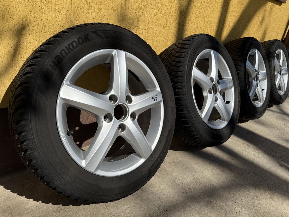 Set Jante 5x112 R16 cu anvelope Hankook Winter I*Cept RS3