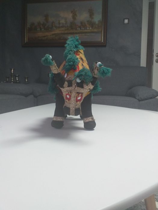 Стара детска играчка ръчна изработка ретро сувенир колекционерска