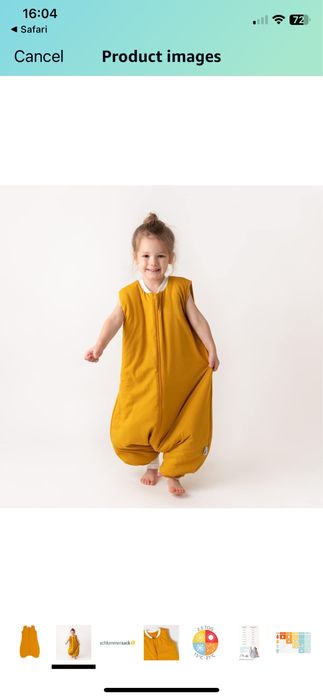 Sac de dormit cu picioare Slumbersac 110 tog 1