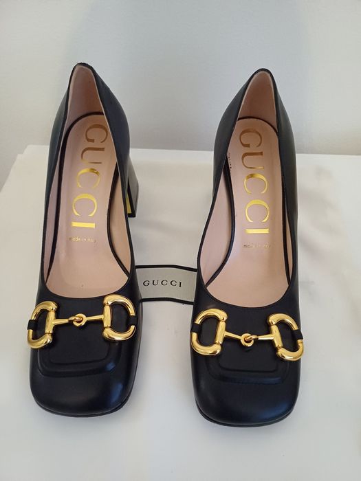 GUCCI 75 mm Horsebit Embellished Pump – размер 38