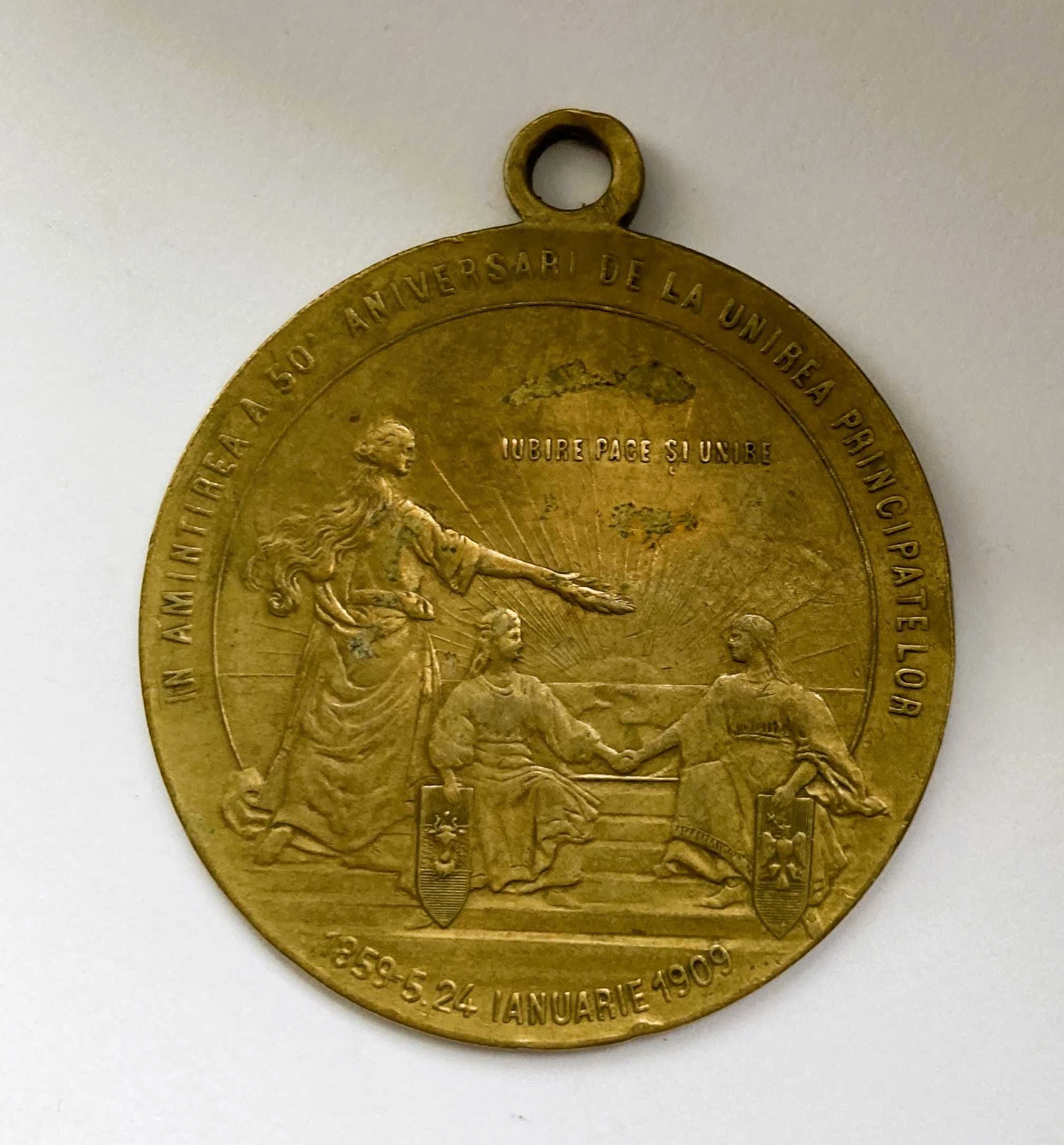 Medalie Cuza-Voda, In Amintirea a 50 Aniversari de la Unire