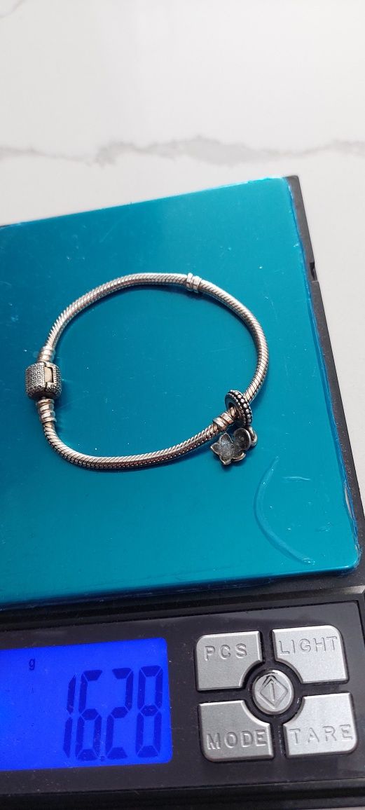 Brățară argint Pandora Ale cu charm